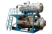 Semiautomatic hot water pressure sterilizer